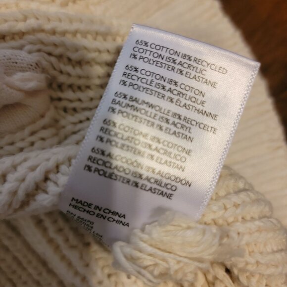 Anthropologie Pilcro Cable-Knit Icon Zip-Up Sweater Womens XS Tiger Contemporary - Picture 8 of 8